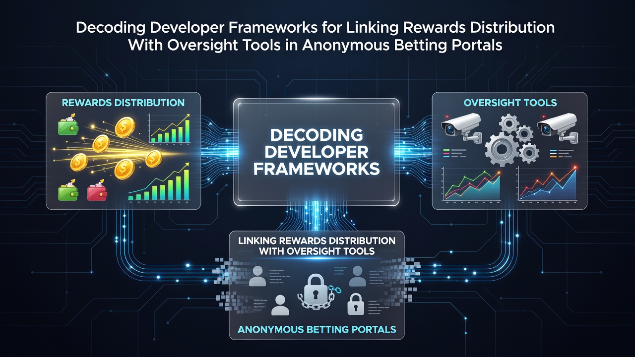 Developer dashboard showing integrated rewards and oversight modules in an anonymous betting system
