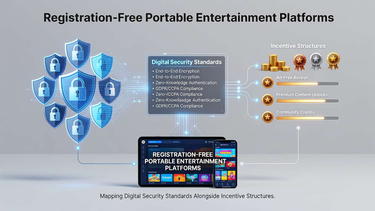 Digital security protocols integrated with user incentive frameworks in mobile entertainment systems