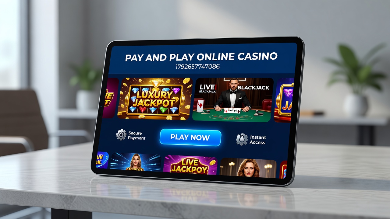 Detailed view of secure payment flow in a pay and play casino environment with transaction confirmation screen