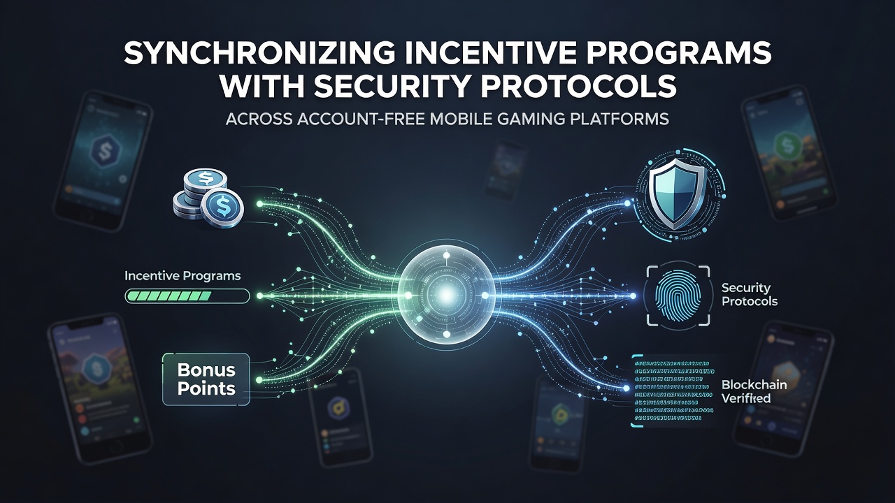 Diagram illustrating data flow between incentive distribution modules and security verification systems in a mobile gaming architecture