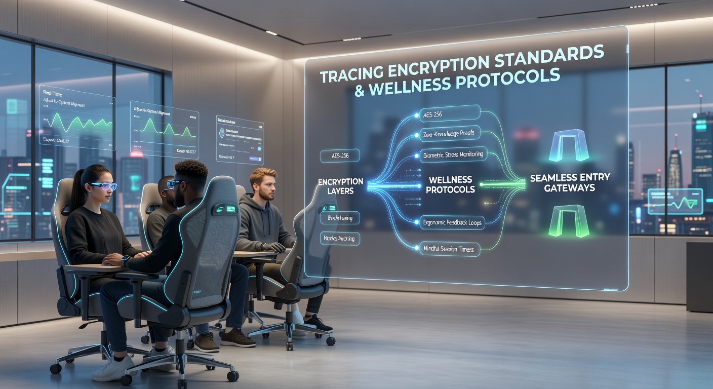 Player protection dashboards showing encryption status and wellness settings in seamless gaming apps